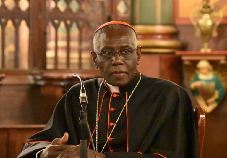 Card. Sarah: Muchos líderes de la Iglesia subestiman la grave crisis