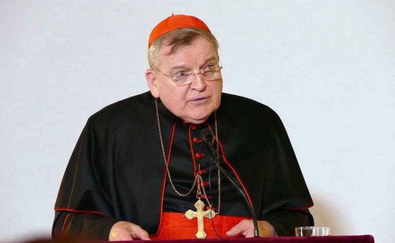 El cardenal Burke: Debemos ‘resistir’ a los que en la Iglesia presentan falsas enseñanzas sobre el matrimonio y los sacramentos