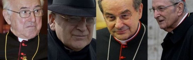 Cuatro cardenales le arrojan el guante a un papa astuto