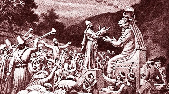 ¿Resurrección de Moloch en pleno Siglo XXI? AYER MOLOCH, HOY ABORTO