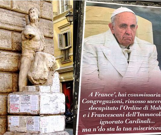 Pasquino regresa a Roma