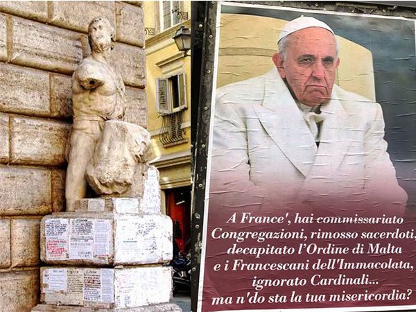 Pasquino regresa a Roma