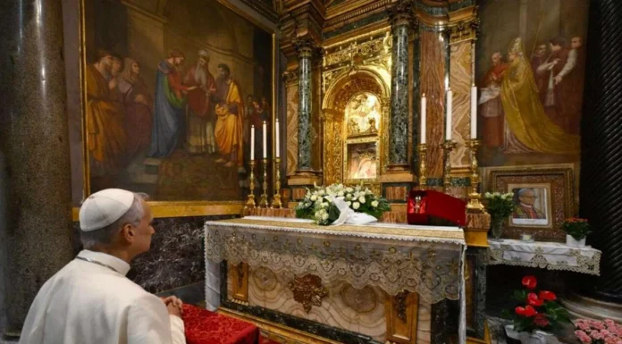 León XIV y la Madre del Buen Consejo de Genazzano
